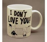 Caneca - Garoto Enxaqueca - I Don't Love You (Porcelana Bran