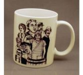 Caneca - A Turma do Chaves (Porcelana Branca)