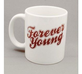 Caneca - Forever Young (Porcelana Branca)